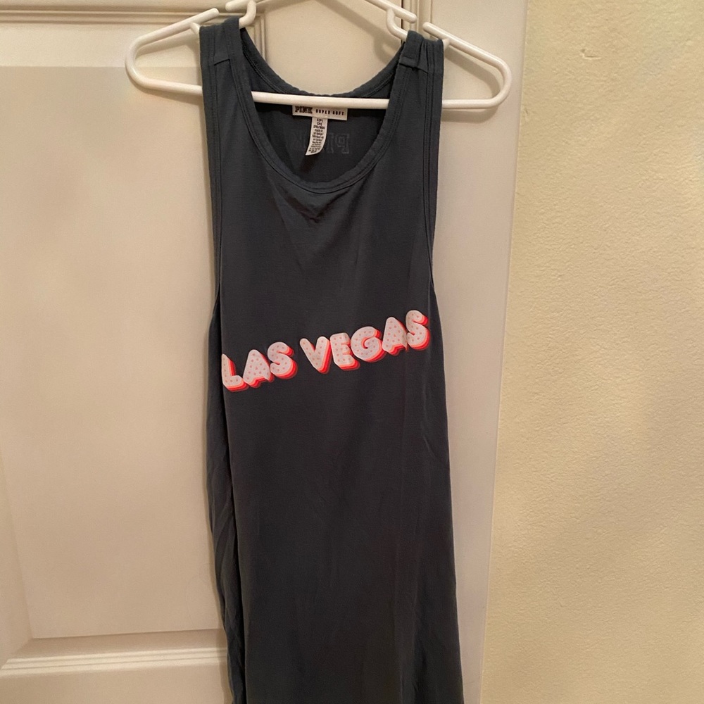 PINK victoria secret las vegas muscle tee